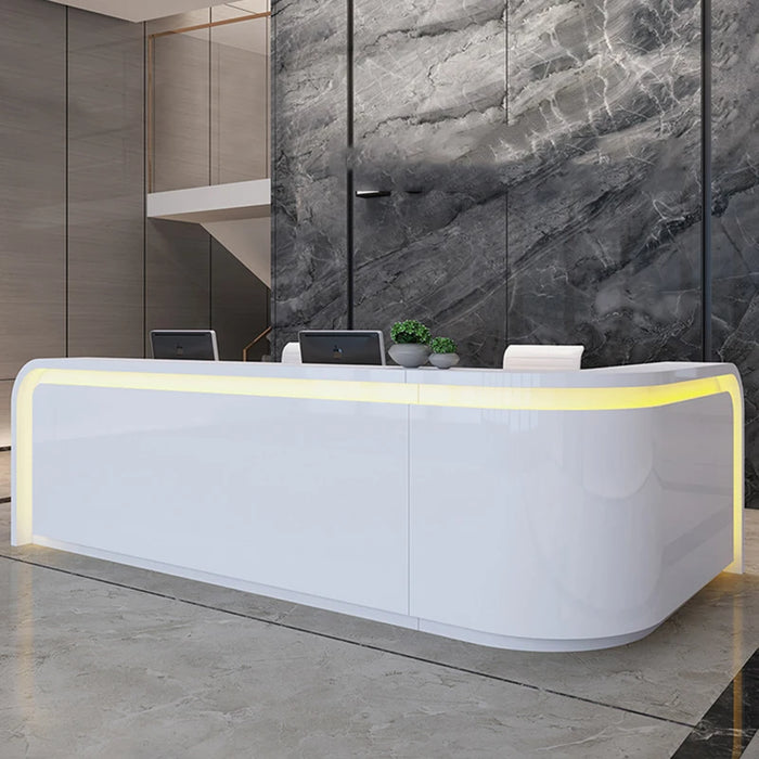 Standing Cash Reception Desk Drawer Nails Supermarket Counter Reception Desks Front Hotel Comptoir Coiffeur Home Bar Furniture