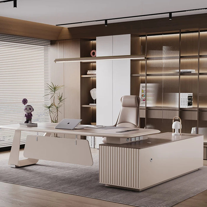 Female Boss Business Office Desk Simple Modern Light Luxury Furniture High-end Boss Desk Simple Manager Office Desk Simple