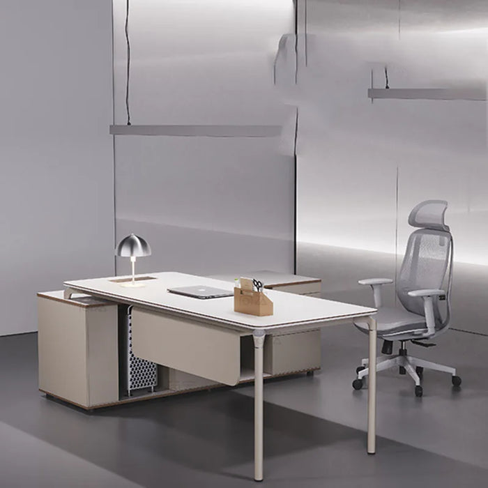 Executive Corner Office Desk Reception Writing Manicure Study Tables Nail Desktop Escritorio Con Cajones Nordic Furniture