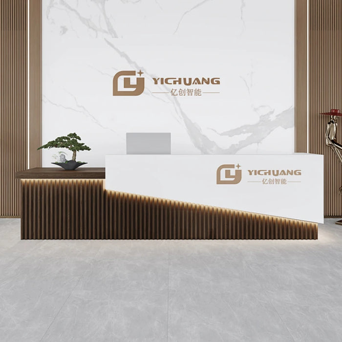 Office Club Reception Desks Service Pulpit Podium Commercial Reception Desks Standing Mostrador Recepcion Minimalist Furniture