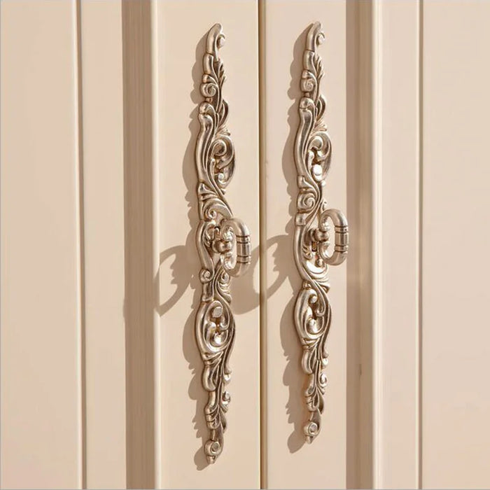 Four door wardrobe modern  European whole wardrobe French bedroom  furniture wardrobe pfy10176