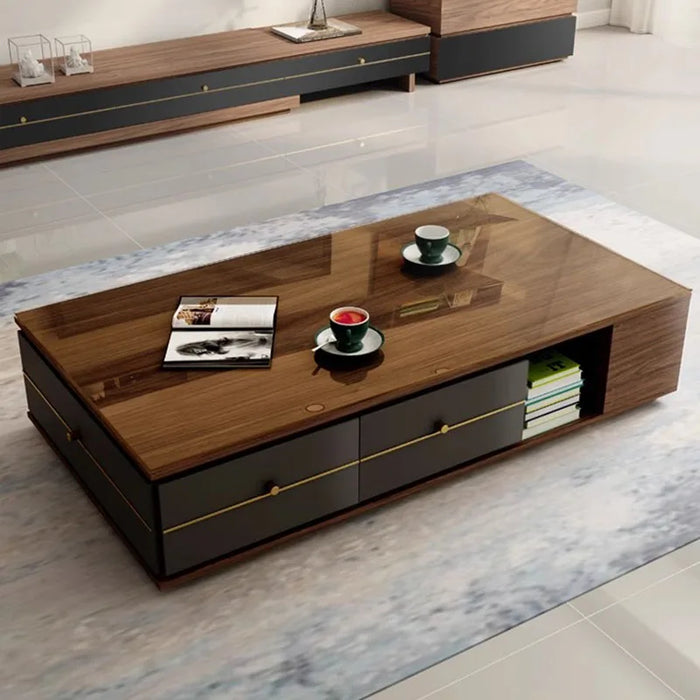 Wood Retro TV Stand Storage Display Cabinet Media Console Bookshelf Table Tv Stand Shelves Mueble Para Tv Living Room Furniture