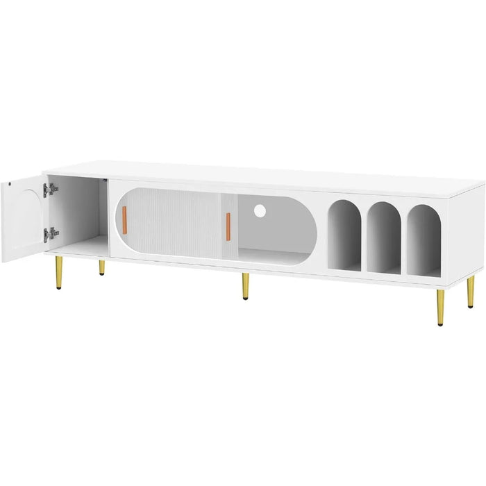 With 3 Shelves and 2 Cupboards Furniture for Modern Television Stands TV Stand Locker Storage Box Tv Wall Cabinet Living Room