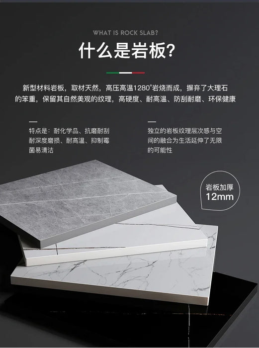 Modern Simple Slate Integrated Basin Hang Bathroom Vanity Cabinet with Sink Combination Light Luxury Hand Wash Smart Toilet