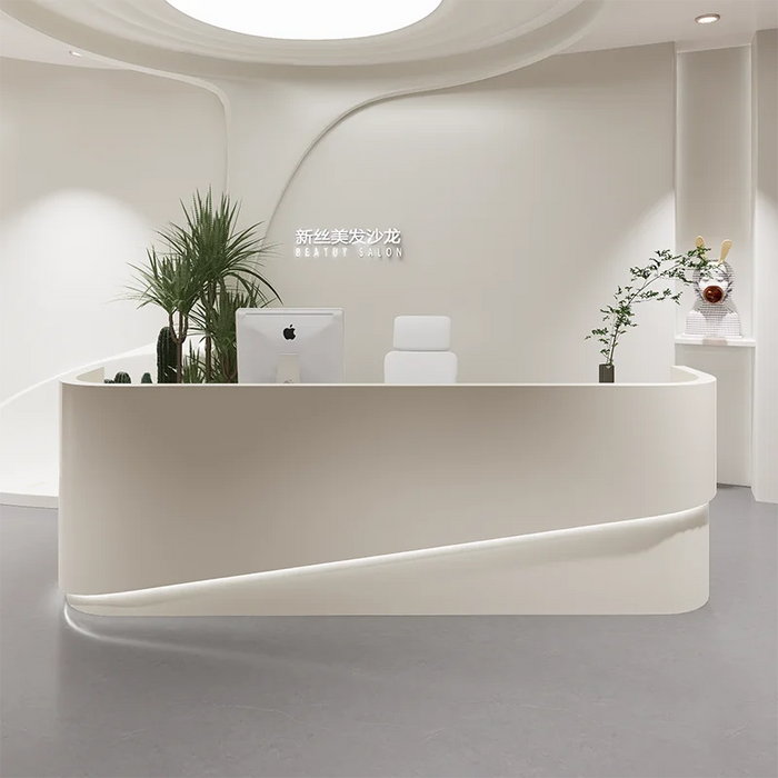 Office Service Reception Desk Computer Luxury Executive Counter Reception Desk Standing Toonbank Receptie Modern Furniture