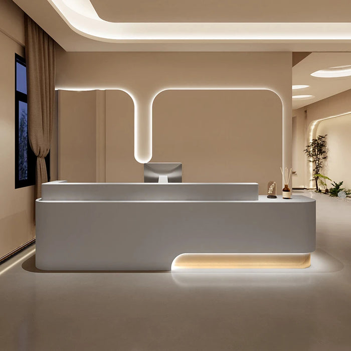 Cashier Table Reception Desk Advisory Counter Checkout Console Restaurant Cabinet Salon Comptoir De Caisse Reception Furniture