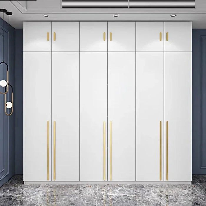 Modern Wardrobe In White Cabinets Including Versatile Storage UV Board Nordic Furniture Combination Home Luxury Closet GY50GM