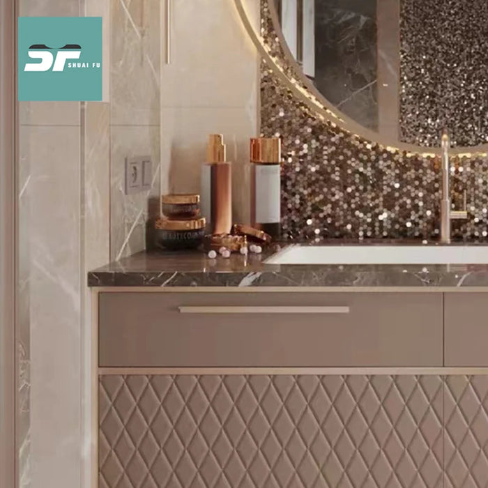 Light luxury modern simple slate bathroom cabinet combination toilet washbasin sink sink washbasin sink vanity customization