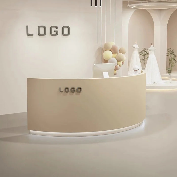 Office Grey Reception Desks Counter Salon Lectern Church Pulpit Reception Desks Cashier Mostrador Recepcion Luxury Furniture