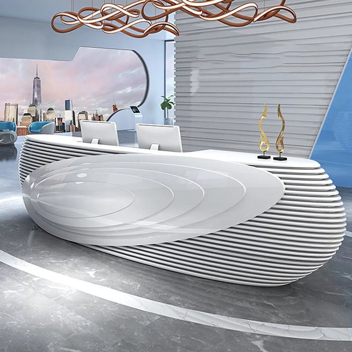 Store Front Reception Desk Counter Luxury Hotel Clinic Reception Desks Checkout Information Recepcion Mostrador Shop Furniture