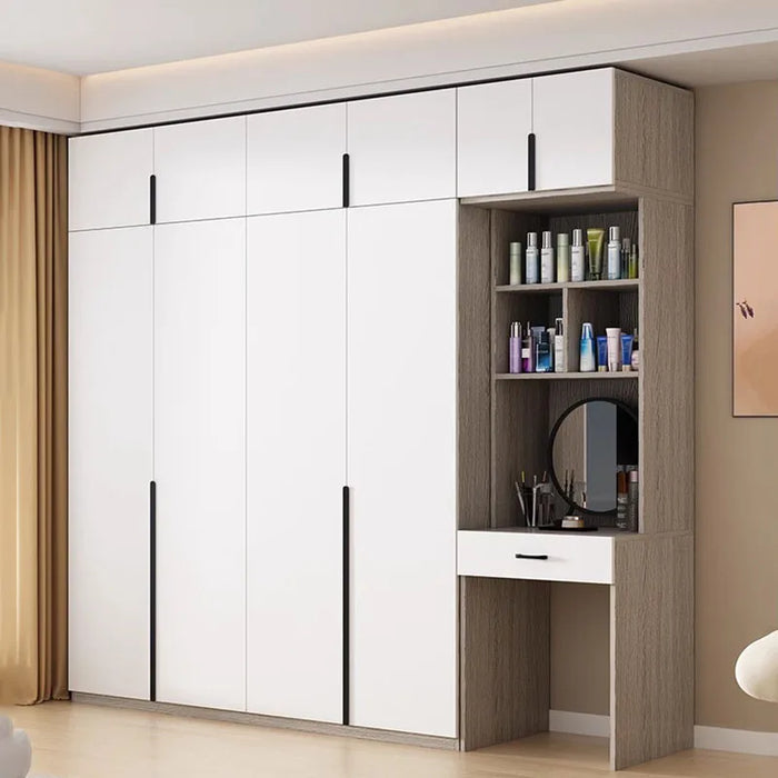 Luxurious Modern Wardrobe Storage Drawers Clothes Organizer Wardrobe Bedroom Wooden Closet De Madera De Ropa Room Furniture