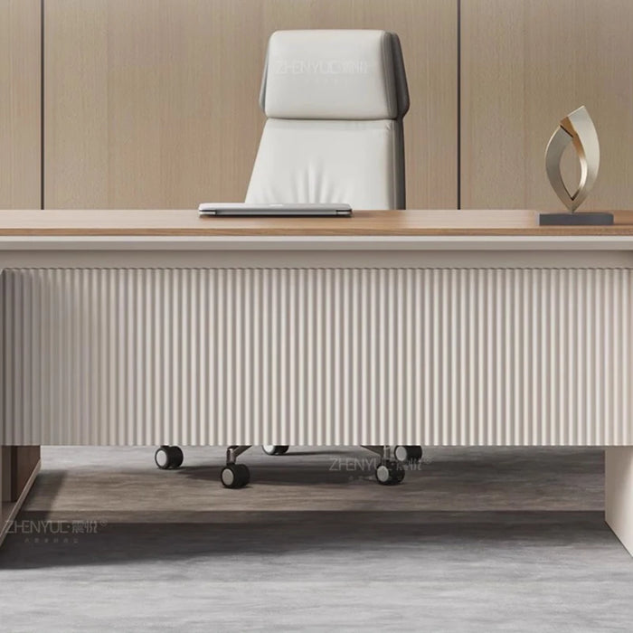 Reception Executive Office Desks Corner Standing Work Desktop Desks Modern Luxury Drawers Bureau Meuble Office Furniture WJ25XP