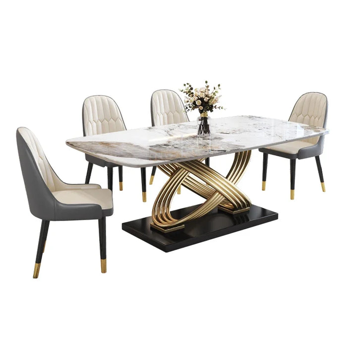 Luxury Slate Dining Tables Design Coffee Living Room Modern Dining Tables Kitchen Nordic Tavolo Pranzo Home Furniture