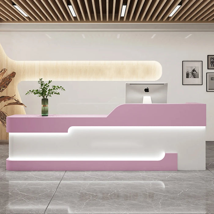 White Restaurant Tables Front Desk Lectern Pulpit Register Standing Office Shop Counter Bar Hair Salon Leggio Shop Furniture