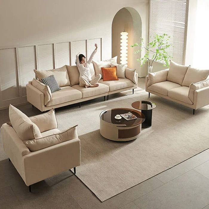 Modern Armchair Sofa Set Living Room Luxury Sectional Living Room Sofa Lazy Longue Fauteuil Salon Bedroom Furniture TY20XP