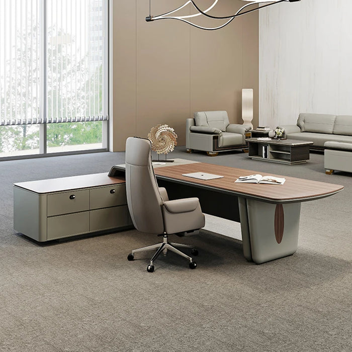 Reception Vanity Desk Organizers Storage Executive Computer Office Desk Gaming L Shape Mesa Para Computador Modern Furniture