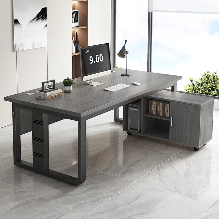 Conference Black Office Desk Drawers School Luxury Executive Computer Desks Secretary European Mesa De Computador Furnitures