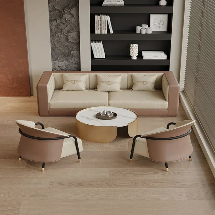 Accent Nordic Negotiation Set Designer Living Room Mobile Chair Balcony Modern Tavolino Da Salotto Dining Room Set Furniture