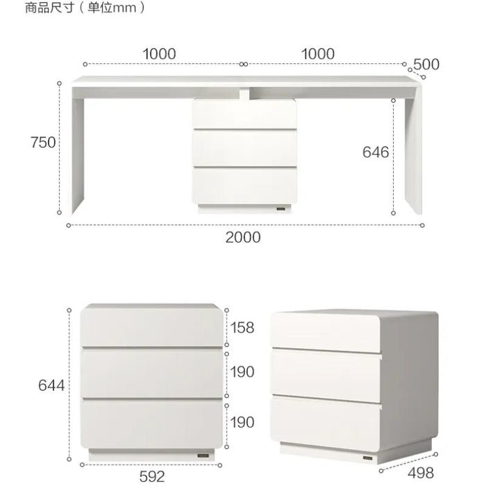 Adjustable Study Office Desks Foldable Foldable Simplicity Storage Office Desks Workbench Laptop Escritorio Furniture QF50OD