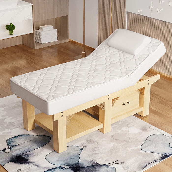 Lash Beauty Tattoo Massage Bed Spa Face Wooden Speciality Sleep Massage Table Ear Cleaning Camilla Masaje Salon Furniture WKMTB