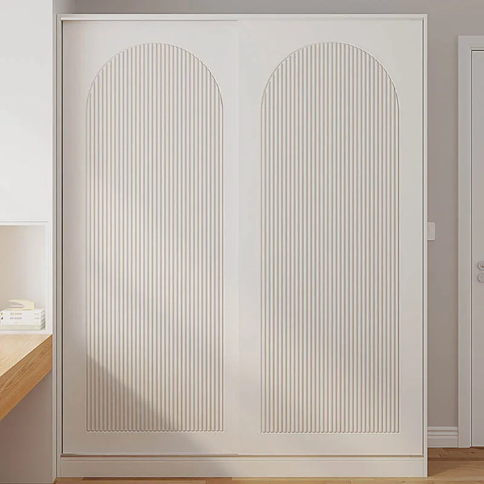Simple Wooden Wardrobes Modern White Clothing Rack Portable Storage Cabinets Living Room Dressers Closets Abiertos Furnitures