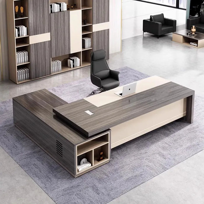 Supplies Organizers Office Desk Standing Black L Shaped Drawers Computer Desks Living Room Executive Mesa Escritorio Furniture
