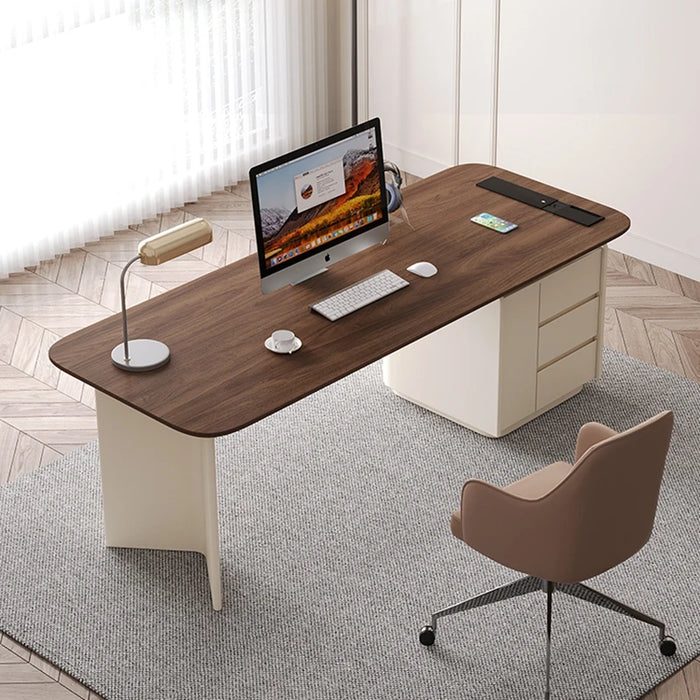 Drawers Modern Executive Desk Workstation Desktop Study Office Desk Computer Writing Escritorios De Oficina Office Furniture