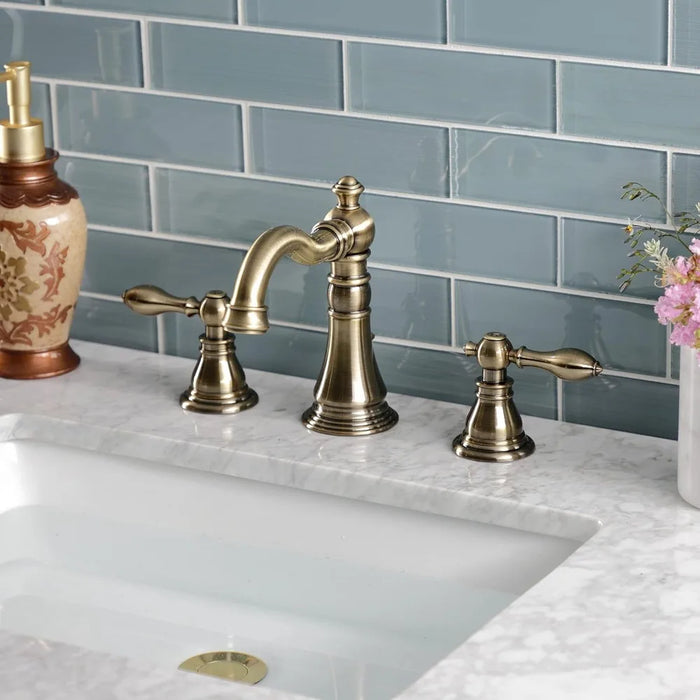 American Classic Widespread Lavatory Faucet Wash Hands 5-5/16" Spout Reach Bathroom Sink Kitchen Faucets Hand Wash Toilets Table