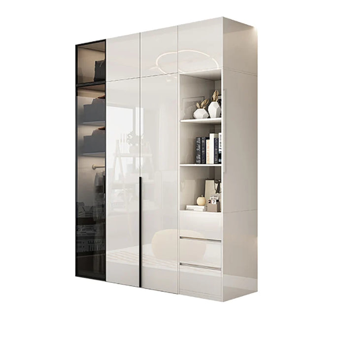 Simple Organizer Wardrobe Clothes Modern Divider Hanger Rail Wardrobe Essentials Women Bedroom Ropero Plastico Home Furniture