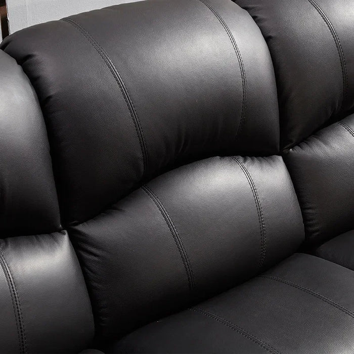 multi-functional leather sofa small living room modern simple smart sofa combination couches for living room