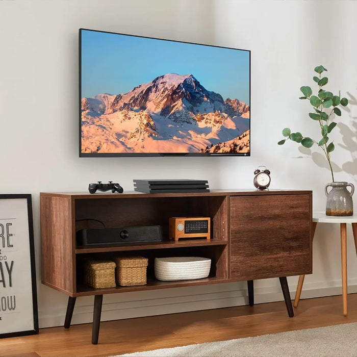 Living Room Wooden TV Cabinet for Living Room Bedroom TV Cabinet Up to 55 Inch Free Shipping Bracket Furniture