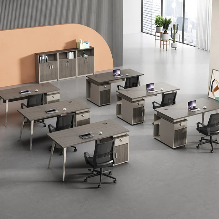Drawers Study Work Desk Write Staff Executive Computer Modern Desk Reception Accessories Escritorio Ordenador Furniture HD50WD