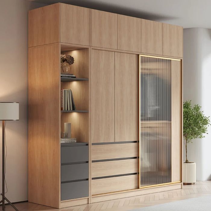 Modular Wardrobes Mobile Organizer Cabinets Display Cupboard Clothing Rack Wardrobes Drawers Guarda Roupa Space Saving Furniture
