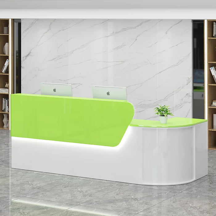 Computer Reception Desk Lectern Checkout Cash Register Service Desk Church Pulpit Wooden Scrivania Angolo Modern Furniture