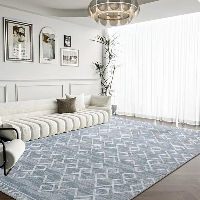 Bedrooom Carpet Living Room Mats Modern Geometric Contemporary Home Deco Machine Washable Carpet for Rooms Hip Rug the Floor
