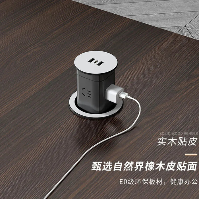 L Shaped Office Desk Computer Organizer Table Modern Executive Storage Drawers Desk Table Wooden Bureau Meuble Desk Supplies