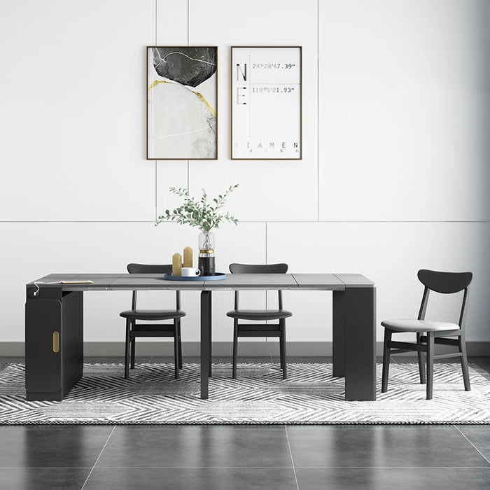 High Extendable Luxury Dining Table Waterproof Folding Nail Coffee Tables Office Computer Mesas De Comedor Kitchen Furniture