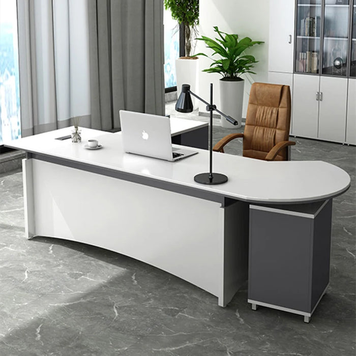 Supplies Setup Office Desk Reception Conference Luxury Writing Computer Desks Executive Modern Mesa De Computador Furnitures