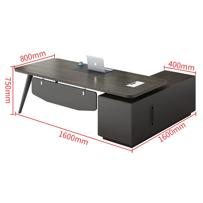 Folding Executive Desk Adjustable Conference Laptop Office Desktop Desk Modern L Shaped Escritorios De Ordenador Office Supplies