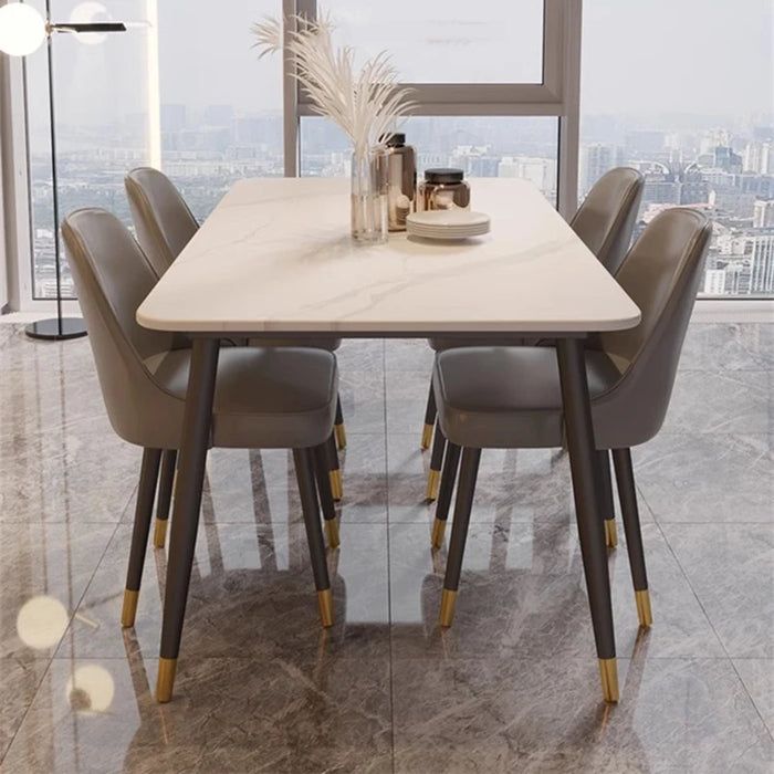 Accent Modern Dining Room Sets Design Foldable Living Room Dining Table Set Nordic Comedores Mesa Y Silla Salon Furniture DWH