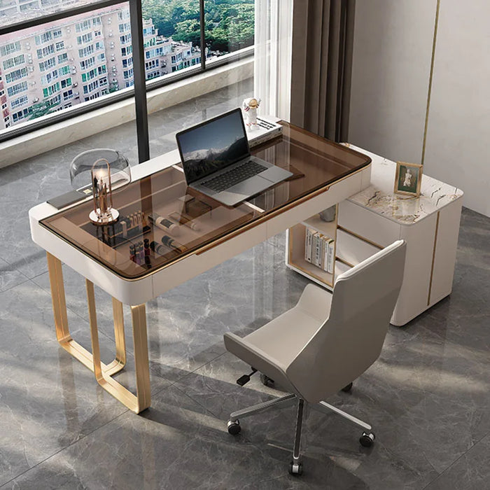 Meeting Office Desk Shelves Console Coffee Extender Writing Desk Foldable Decorations Scrivanie Per Ufficio Luxury Furniture
