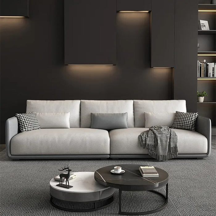 Modern Minimalist Modular Latex Fabric Sofa ,Small Apartment Living Room Couch