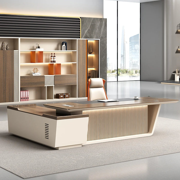 Storage Drawers Office Desk Standing Luxury Desktop Writing Office Desk Meeting Scrivania Ufficio Lavoro Office Furniture