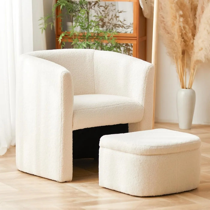 Living room chairs, modern living room bucket shaped cushioned side chairs, living room single person sofa armchairs