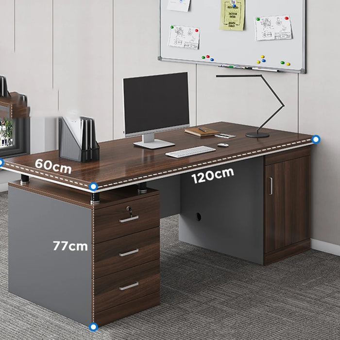 Office Boss Office Desk Chair Combination Staff Minimalist Designer Modern Desk Computer Minimalist Desk Businessfurniture