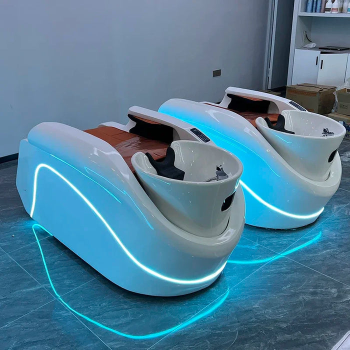 Hair Washing Chair Intelligent Professional Hairdressing Shampoo Bed Cosmetic Beauty Silla Peluqueria Hairsalon Furniture CY50XT