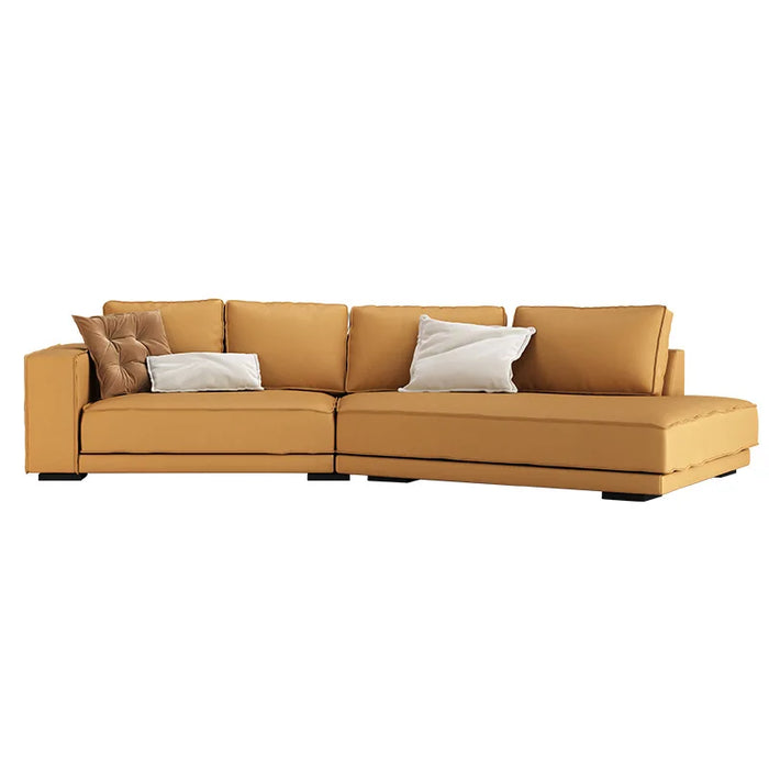 Light luxury and minimalist modern small unit fabric sofa in the living room