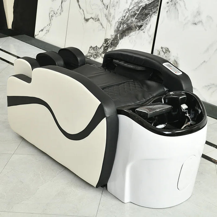 Electric Massage Shampoo Chair Bed Hair Salon Backwash Unit Salon Sink Shampoo Chairs