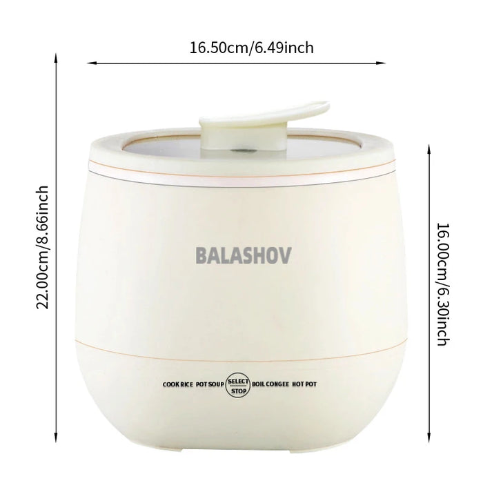 1.8L Electric Mini Rice Cooker Multifunctional Non Stick Pots for Cooking Portable Multicooker Appliances for Kitchen 110v 220v