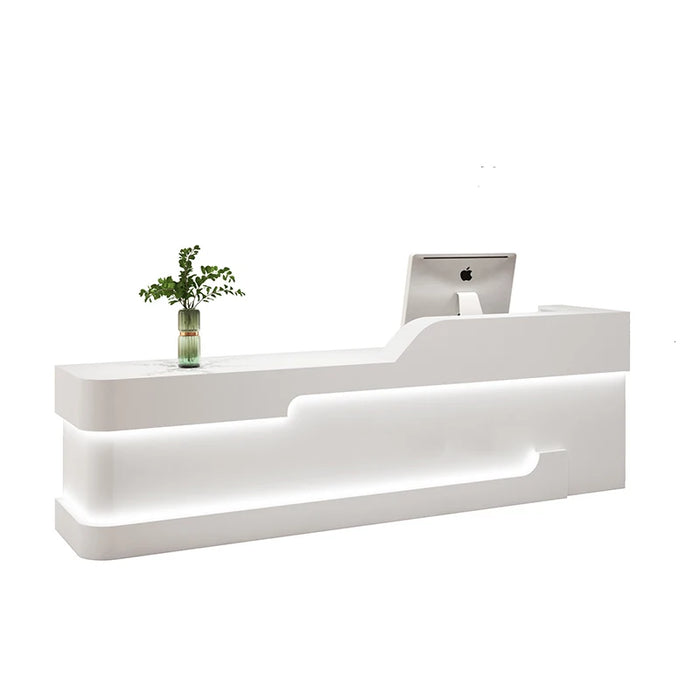 White Restaurant Tables Front Desk Lectern Pulpit Register Standing Office Shop Counter Bar Hair Salon Leggio Shop Furniture